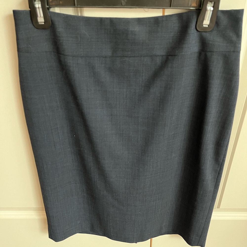 Banana republic blue pencil skirt